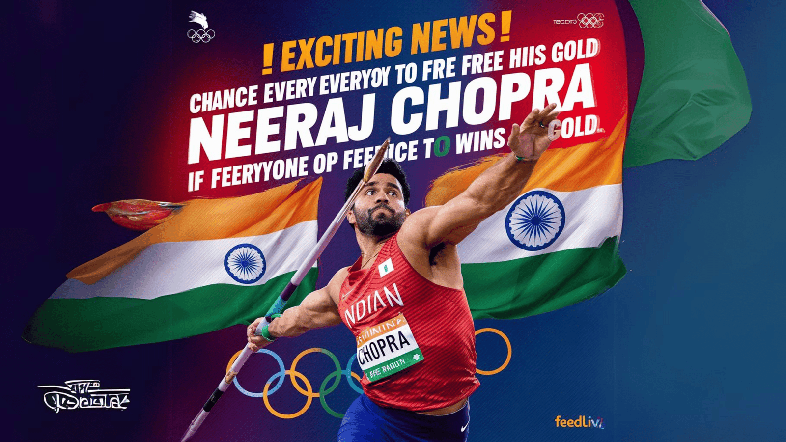 Celebrate Neeraj Chopra’s Gold Medal with Free Access to FeedLiv.com AI Tools!